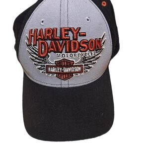 Harley Davidson black and grey baseball cap